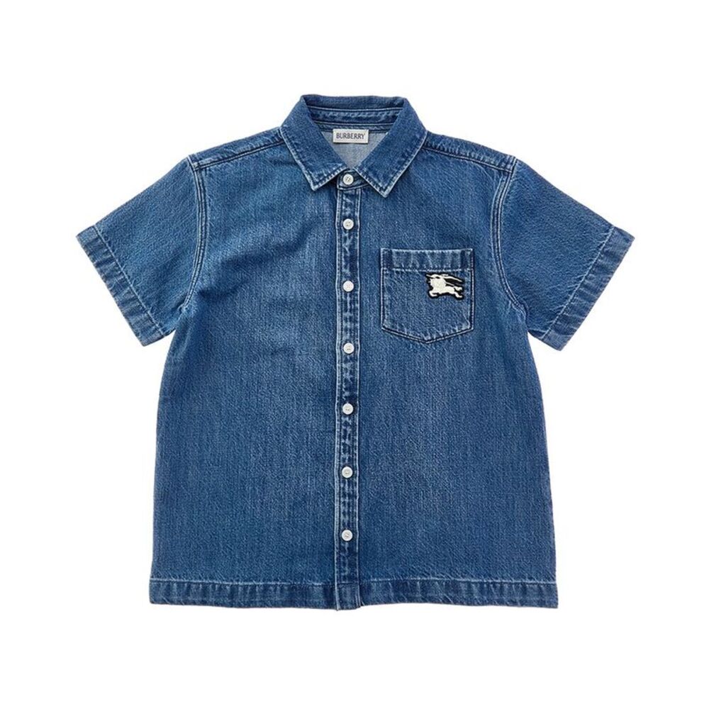 Burberry Girls  Denim Shirt, Blue